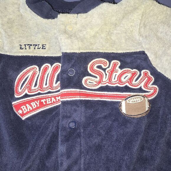 Carter's 1 Piece Infant Body Suit  All Stars Size 9 Month's (See Description) C7 - Picture 6 of 8